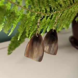 African Handmade Bone Earrings